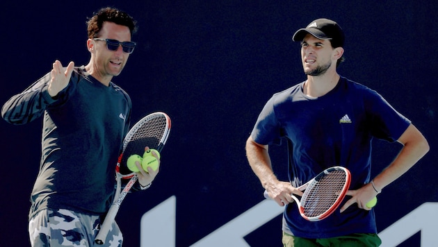 Wolfgang Thiem (li.) mit Sohn Dominic (Bild: GEPA)