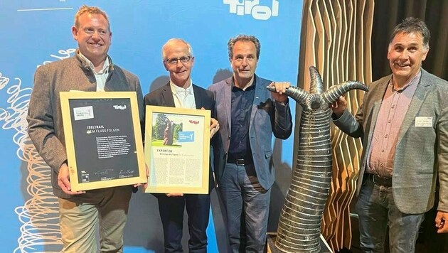 Freude über die Auszeichnung bei den Verantwortlichen des TVBO und des Nationalparks. (Bild: TVBO)