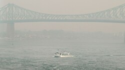 Smogalarm in Montreal: Die kanadische Metropole hat derzeit weltweit die schlechteste Luftqualität. (Bild: AP)