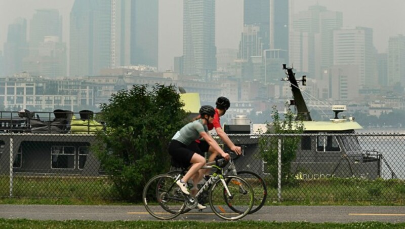 Derzeit ist in Montreal eine Smogwarnung in Kraft. (Bild: AP)