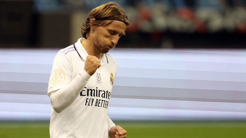 Luka Modric has played for Real Madrid since 2012. (Bild: APA/AFP/Giuseppe CACACE)