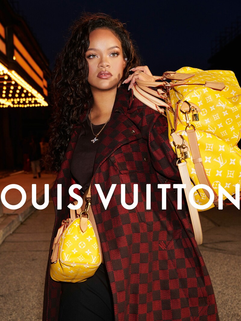 Louis Vuitton präsentiert Rihanna als Kampagnengesicht der neuen Frühling-/Sommer 2024-Herrenkollektion. (Bild: Keizō Kitajima und Martine Syms)