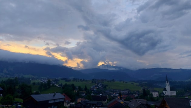 Something is brewing again over Vorarlberg. (Bild: Angelika Drnek)