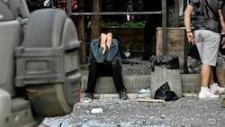 Fassungslosigkeit und Zerstörung in der ostukrainischen Stadt Kramatorsk (Bild: APA/AFP/Genya SAVILOV)