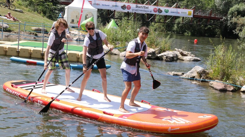 Zahlreiche Stand-Up-Paddling-Wettbewerbe stehen auf dem Programm (Bild: Jauschowetz Christian)