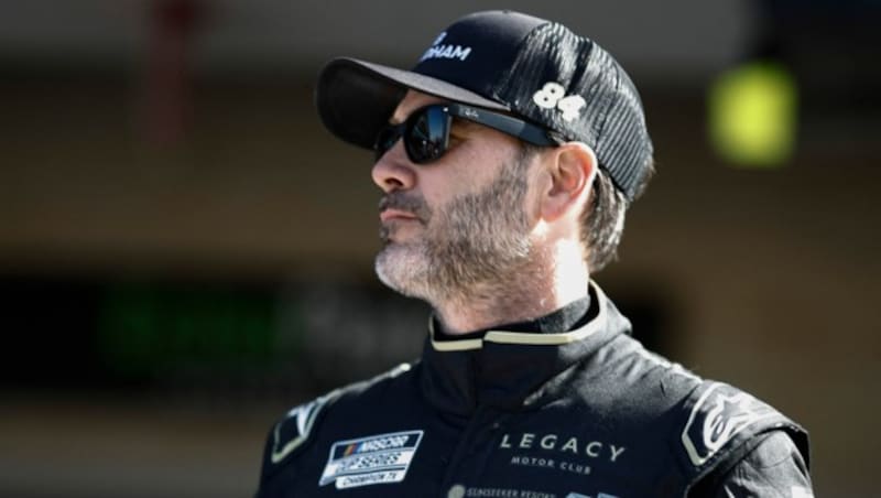 Jimmie Johnson wird das Rennen in Chicago auslassen. (Bild: AFP/GETTY IMAGES/Chris Graythen)