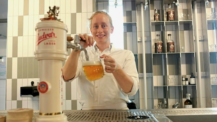 Als erste Gastwirtschaft Österreichs serviert man nicht pasteurisiertes Bier. Das Budweiser ...