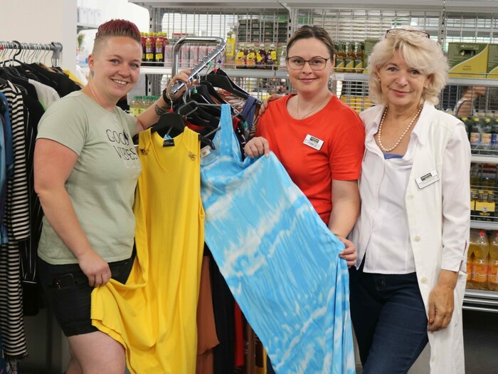 Stefanie, Ingrid und Roswitha kümmern sich liebevoll um die Kunden.