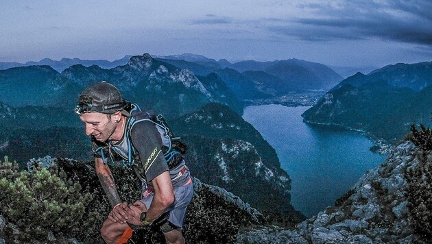 Beim Traunsee Bergmarathon geht‘s hoch hinaus. (Bild: Traunsee Bergmarathon)