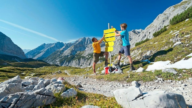 Maintaining the trails costs a lot of time and money. (Bild: Österreichischer Alpenverein)