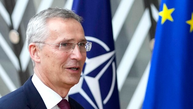 Der neue alte NATO-Chef: Jens Stoltenberg (Bild: AP)