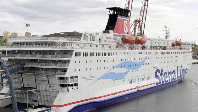 Bei einer Fahrt mit dieser Ostsee-Fähre der Stena Line ereignete sich das Drama. (Bild: APA/dpa)