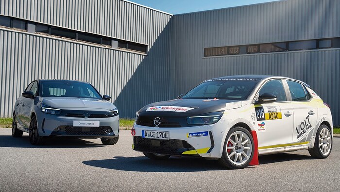 Der zivile und der Rallye-Corsa haben viel gemeinsam.
