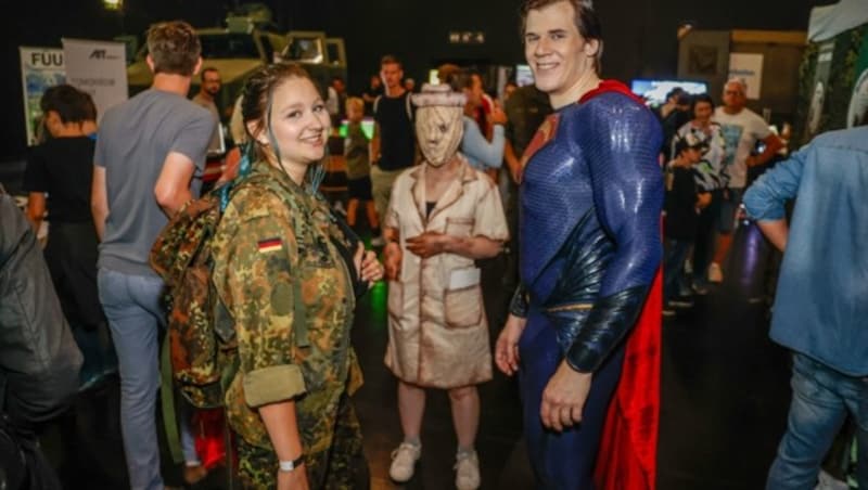 Ob Superman, Zombie oder Soldat: Alle sind willkommen. (Bild: Tschepp Markus)