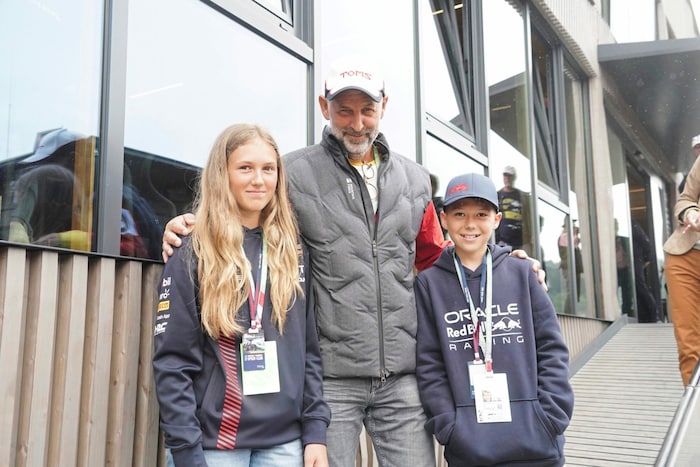 Tom Muster mit Tochter Maxime und Neffe Pauli