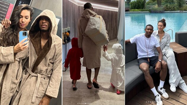 David Alaba mit Herzdame Shalimar im Urlaubsmodus (Bild: Instagram.ocm/shaliimaa)