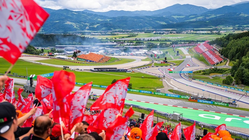 Ob MotoGP oder Formel 1, die Mega-Events locken die Massen auf den Red Bull Ring. (Bild: Lucas Pripfl)