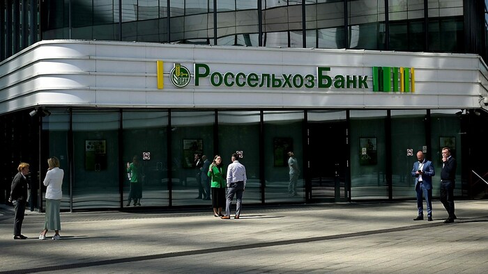 Die Rosselkhozbank-Zentrale in Moskau