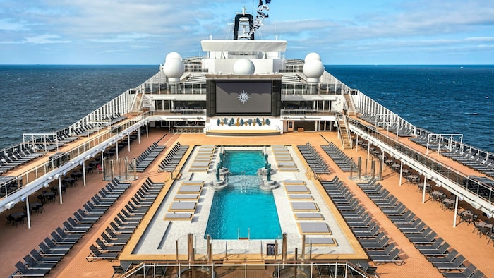 Bis 2024 ist das neue Luxusschiff in der Nordsee unterwegs.