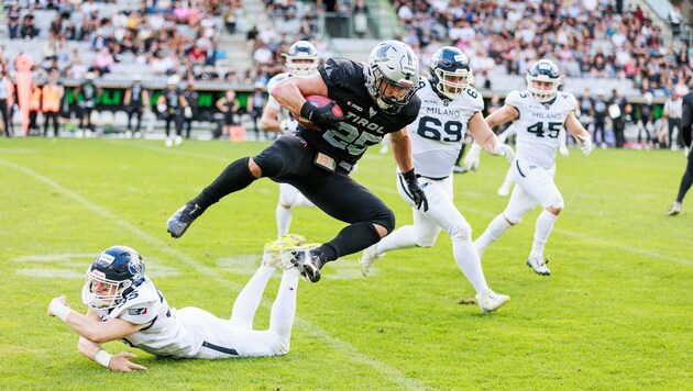 Tobis Bonatti lief den Seamen für zwei Touchdowns davon. (Bild: Goran Milosavljevic)