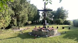 Der Gebetsgarten in Wien-Floridsdorf ist eigentlich eine spirituelle Oase. (Bild: Die Floridsdorfer Zeitung)