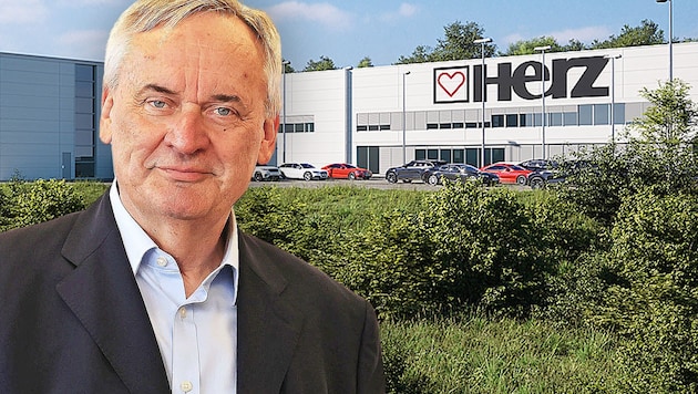Gerhard Glinzerer kaufte 1989 Herz und 2014 Hirsch als Sanierungsfälle. Nun hat er 3500 Mitarbeiter, „mit mehr Leuten könnten wir sofort 700 Millionen Euro Umsatz haben“. (Bild: Herz, Zwefo, Krone KREATIV)