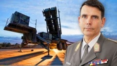 Generalleutnant Bruno Hofbauer vom Bundesheer (Bild: Raytheon, Peter Tomschi, Krone KREATIV)