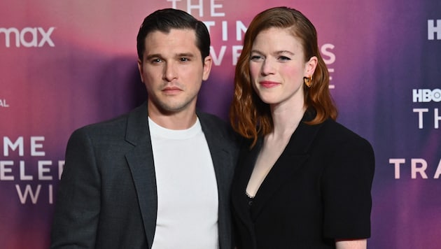 Kit Harington und Rose Leslie 2022 (Bild: Angela Weiss / AFP)