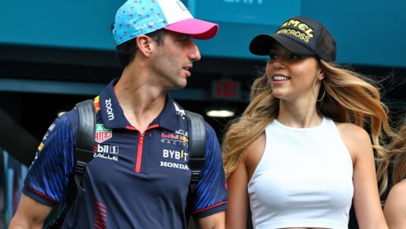 Ricciardo und Gerhard Bergers Tochter Heidi (Bild: GEPA pictures)