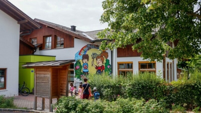 Jetzt ist genügend Geld da, um den Kindergarten Elixhausen auszubauen. (Bild: Tschepp Markus)