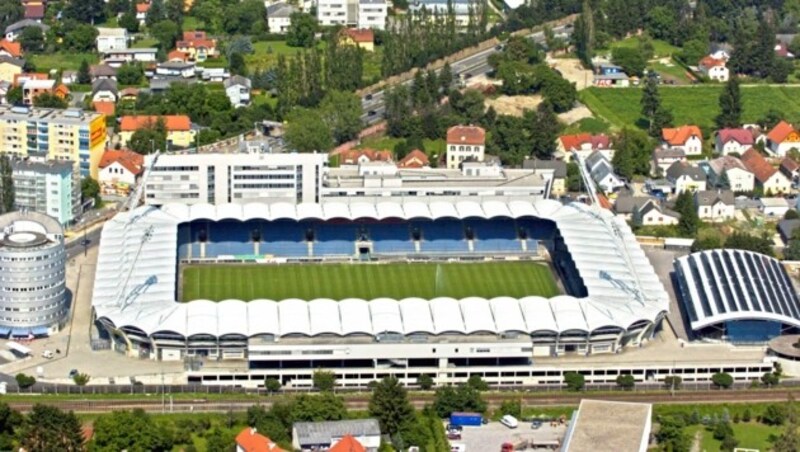 Die im Besitz der Stadt Graz stehende Merkur Arena (Bild: GEPA pictures)