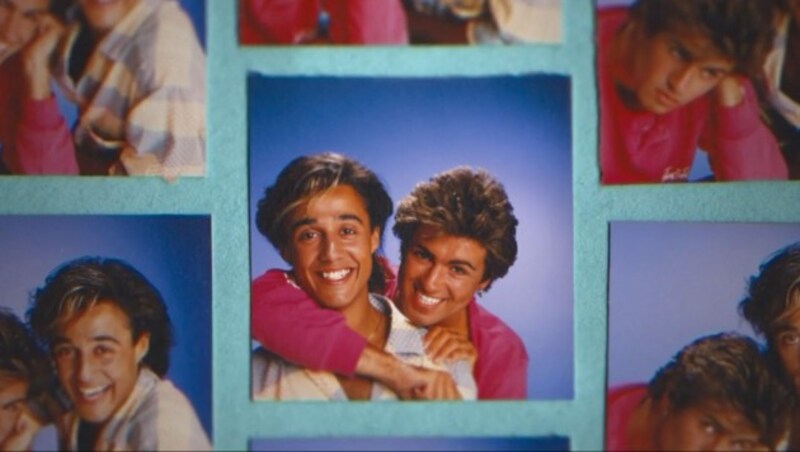 Seit Schultagen beste Freunde: Andrew Ridgeley (li.) und George Michael. (Bild: © 2023 Netflix, Inc.)