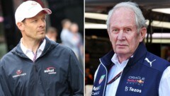 Alexander Wurz (li.) kontert Helmut Marko (Bild: GEPA pictures, krone.at-kreativ)