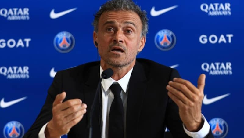 PSG-Trainer Luis Enrique (Bild: Associated Press)