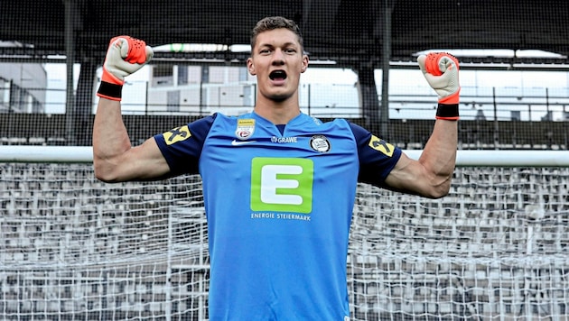 Sturms neue Nummer eins: Kjell Scherpen. (Bild: SK Sturm)