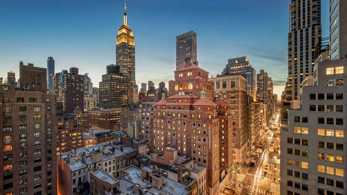 Das Backstein- Hotel ist nicht weit vom Empire State Building entfernt.