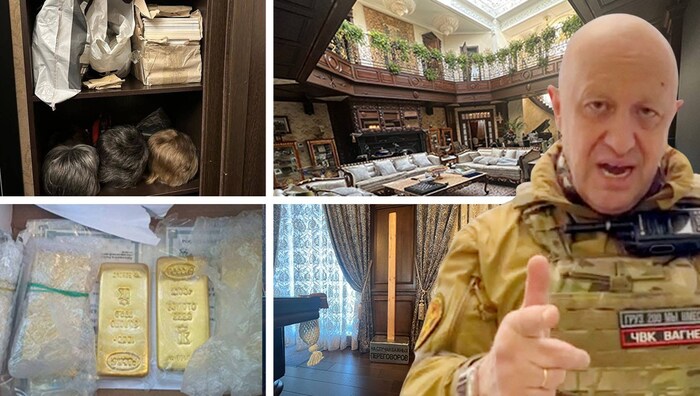 Seltener Einblick - in Russland wurden Bilder von Villa und Büroräumlichkeiten Prigoschins ...