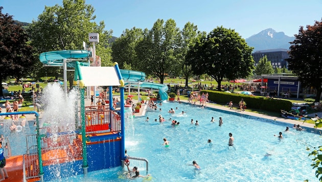 Im Innsbrucker Tivoli Freibad ereignete sich der Unfall mit dem Schüler. (Bild: Christof Birbaumer / Kronenzeitung)