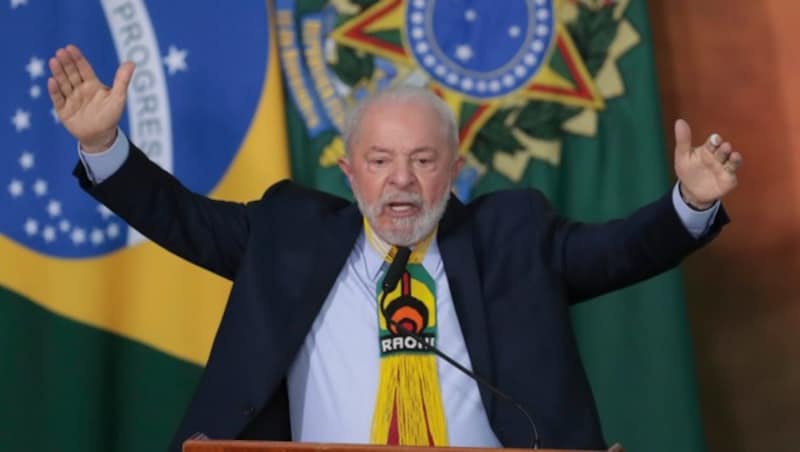 Die Abholzung im brasilianischen Amazonas-Regenwald ist seit dem erneuten Amtsantritt von Präsident Luiz Inácio Lula da Silva (Bild) um ein Drittel zurückgegangen. (Bild: AP)