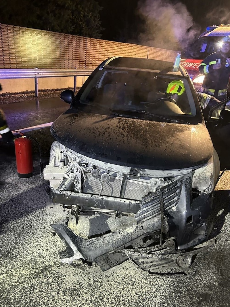 Der Mann verursachte einen Verkehrsunfall. (Bild: Feuerwehr Völkermarkt)