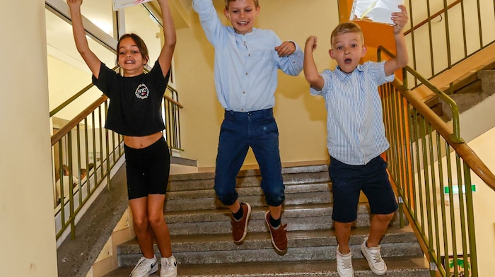 Am Freitag ist die Freude über den letzten Schultag an der Volksschule Maxglan 1 in der Stadt ...
