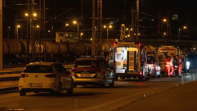 Am Innsbrucker Frachtenbahnhof kam es zu dem fatalen Stromunfall. (Bild: zeitungsfoto.at/Liebl Daniel)