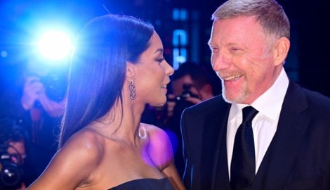 Der ehemalige deutsche Tennisspieler Boris Becker und seine strahlende Frau Lilian de Carvalho ...