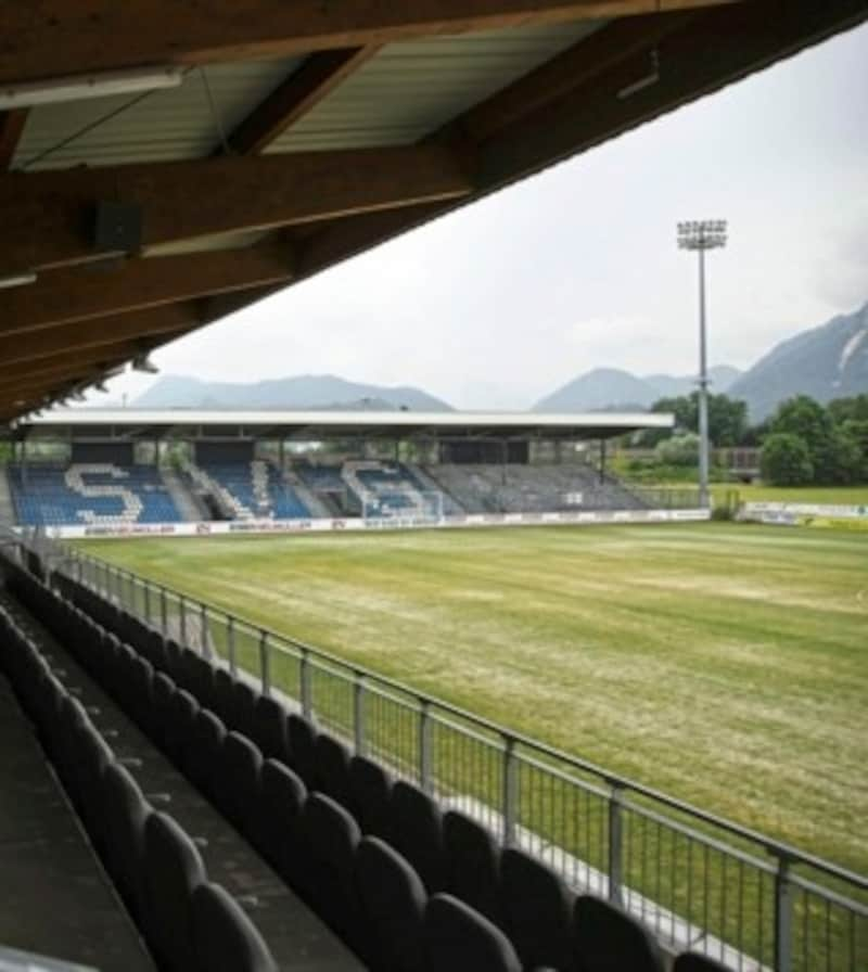 Laut Zauner ist der Investitionsbedarf beim Grödiger Stadion „nicht riesig“. (Bild: Andreas Tröster)