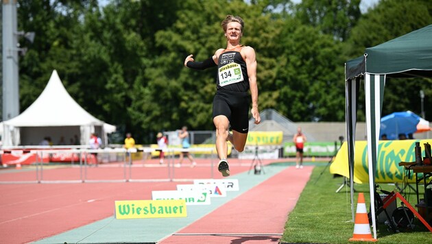 Niklas Voss will auch in Klagenfurt wieder abheben. (Bild: ÖLV/Alfred Nevsimal)