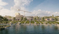 2021 hat die Signa Holding mit der Stadt Korneuburg das 500-Millionen-Projekt präsentiert (Bild: K18)