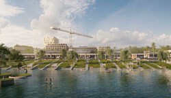 2021 hat die Signa Holding mit der Stadt Korneuburg das 500-Millionen-Projekt präsentiert (Bild: K18)