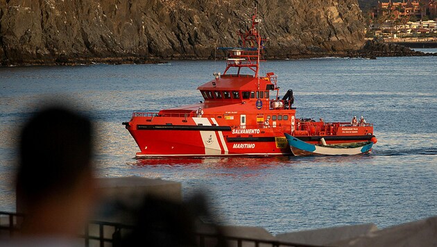 Die Kanarischen Inseln mit Teneriffa vor der Küste Westafrikas sind ein wichtiges Ziel für Flüchtlinge auf dem Weg nach Spanien. (Bild: APA/AFP/DESIREE MARTIN)