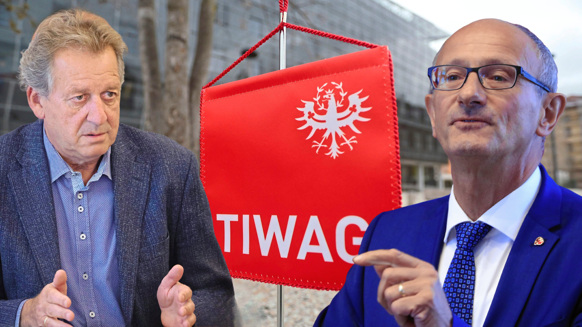 Nicht zuletzt wegen der Kritik von Tirols AK-Präsident Erwin Zangerl (li.) kam Bewegung in die Strompreis-Debatte. LH Mattle freut sich, dass seine Gespräche Früchte tragen. (Bild: Christof Birbaumer)
