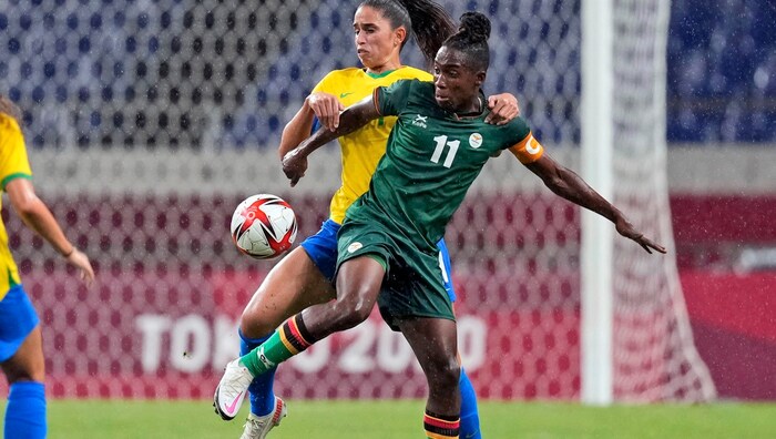 Barbra Banda in Aktion